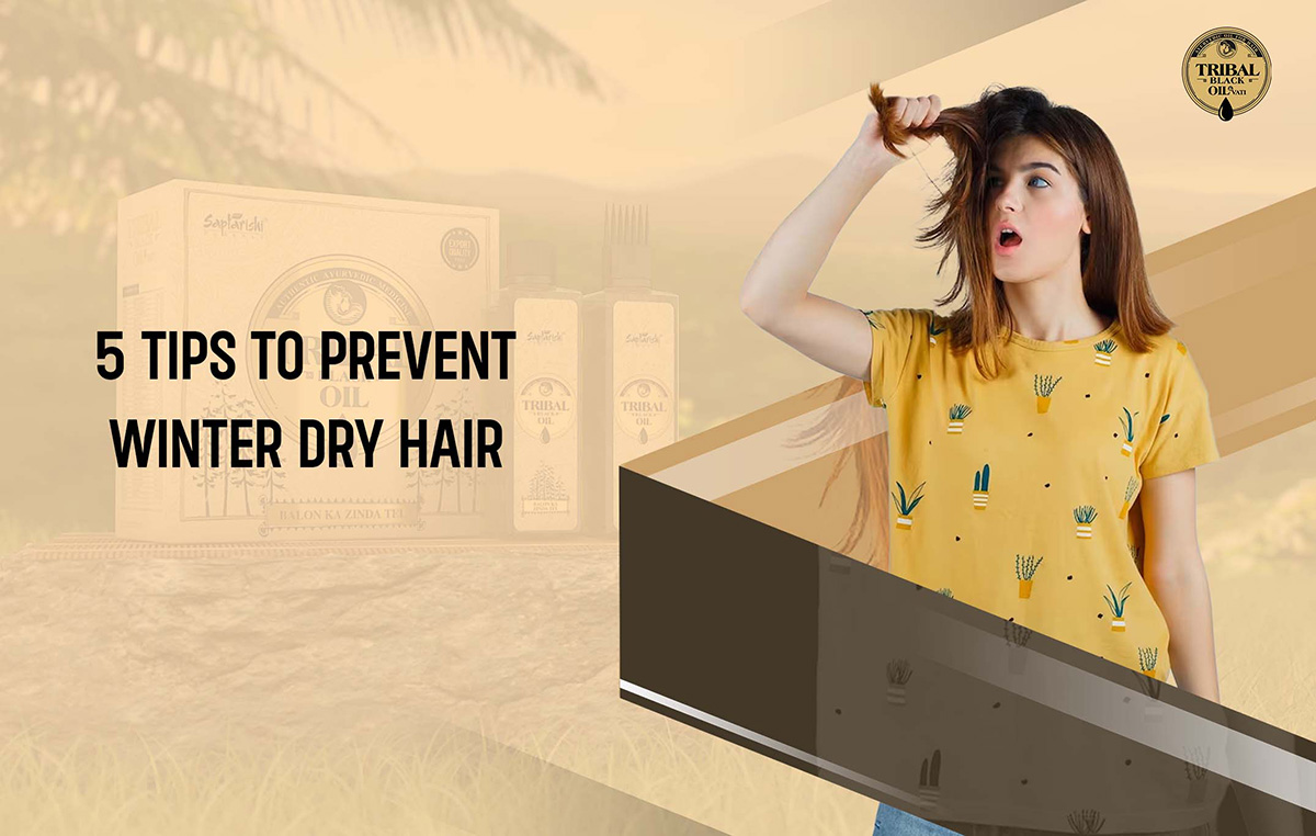 Prevent dry hair with Tribal Black Oil