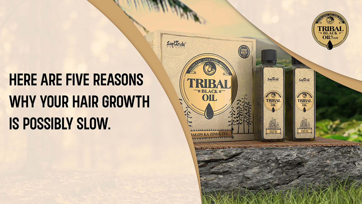 Tribal black hair growth oil